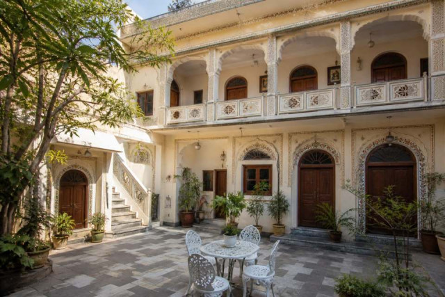 Restored boutique guesthouse in old Udaipur